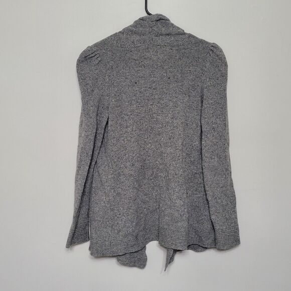 Anthropologie Kyu Yamate Meguro River Cardigan Gray Medium Wool Blend Sweater - Picture 3 of 6